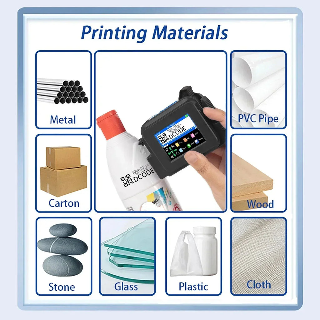 DCODE XMINI Handheld Inkjet Printer - 12.7mm Portable Coder