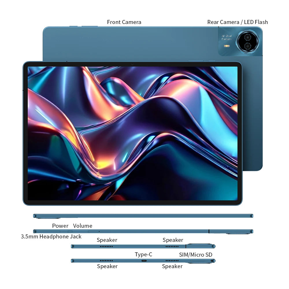 Teclast T70 Tablet - 14" 2K Display, Helio G100, 10000mAh