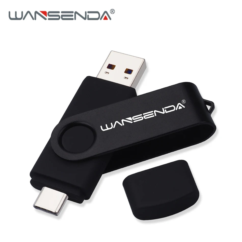 WANSENDA USB 3.0 Type-C OTG Drive - 16GB to 512GB