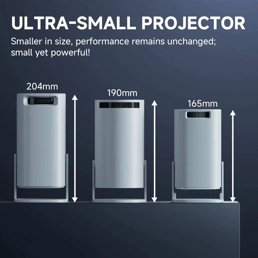 Smart Mini Projector - Android WiFi 4K-Supported Home Theater Projector