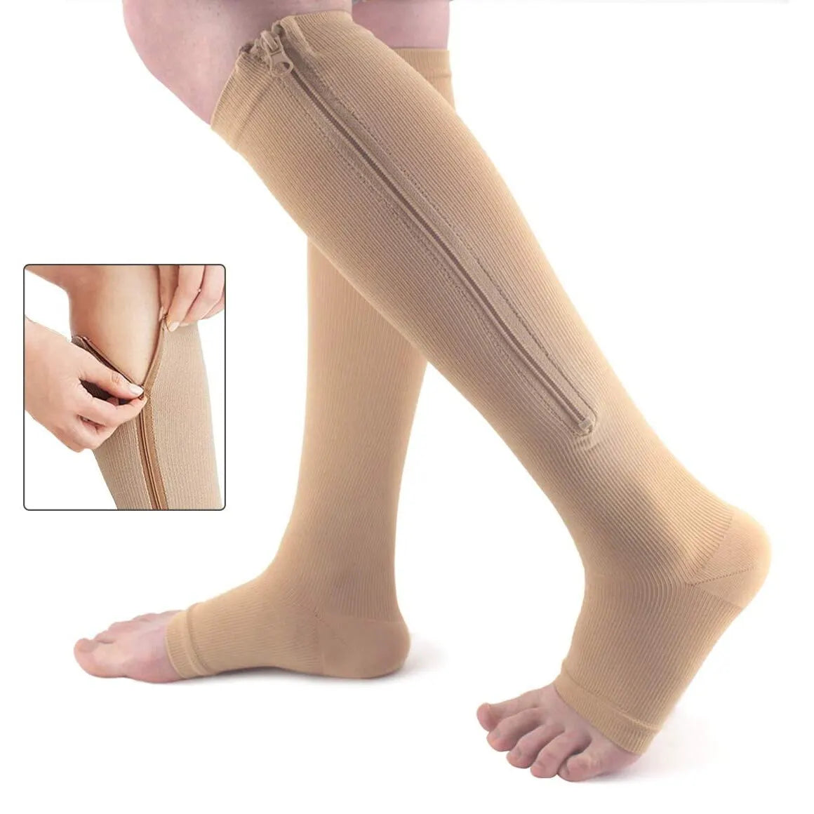Knee-High Compression Socks - Support & Anti-Fatigue Socks
