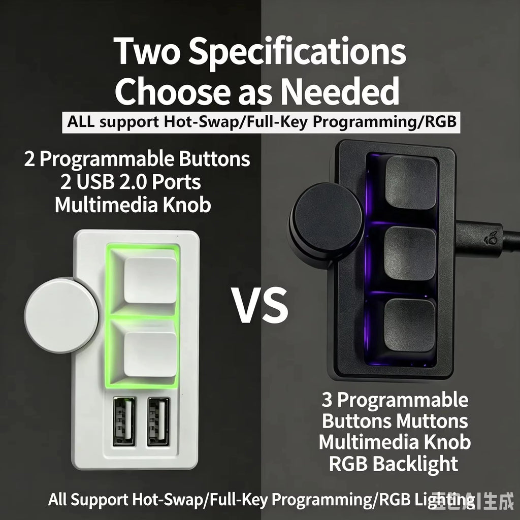 Hot-Swappable RGB Mini Mechanical Keyboard