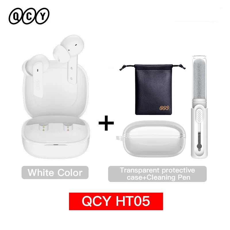QCY HT05 MeloBuds Earbuds - 40dB ANC, 6-Mic Call Clarity