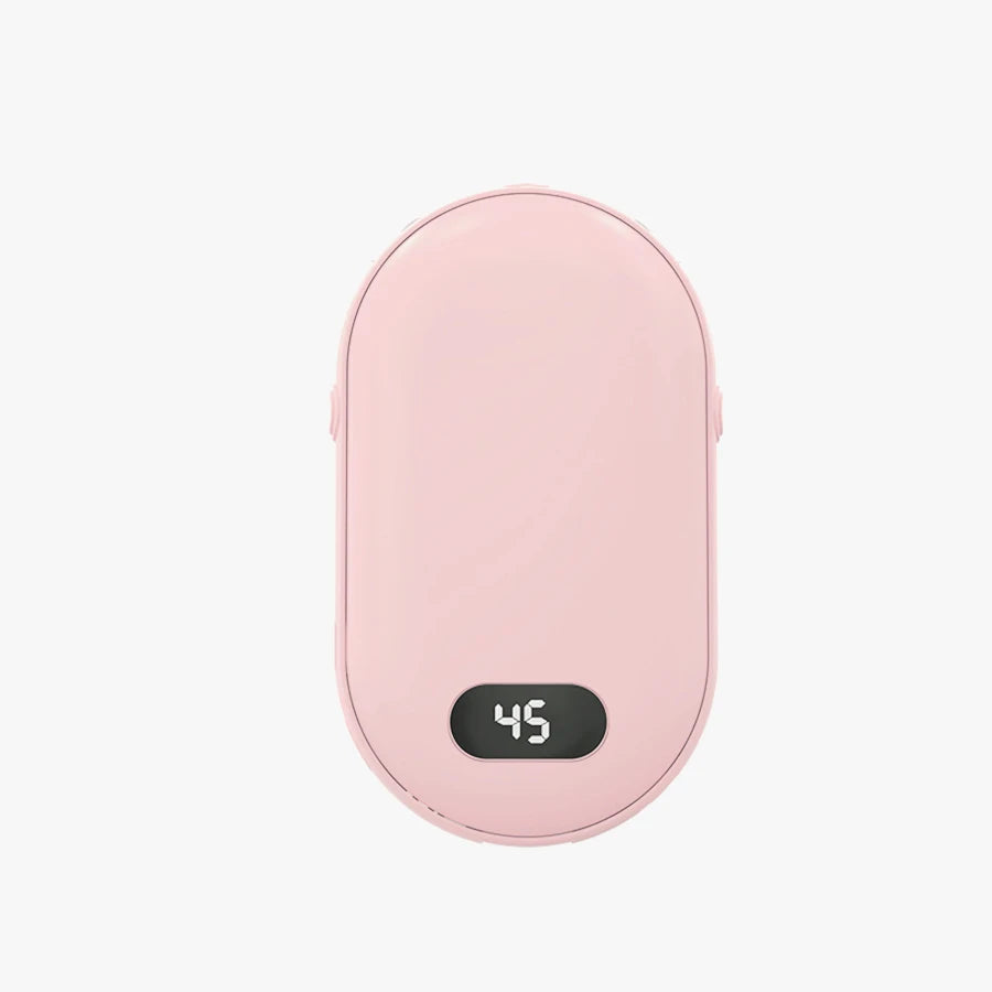 Rechargeable Hand Warmer - Double-Sided Electric Pocket Warmer & Power Bank