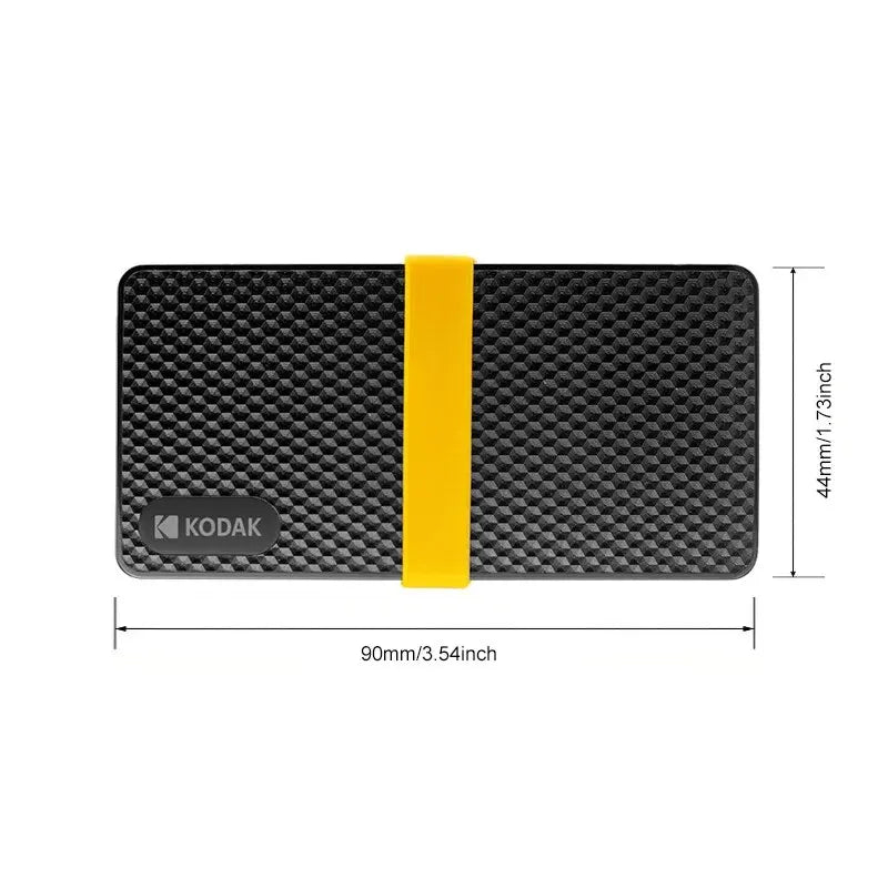 Kodak X200 Portable SSD - 256GB to 2TB USB 3.1 Type-C