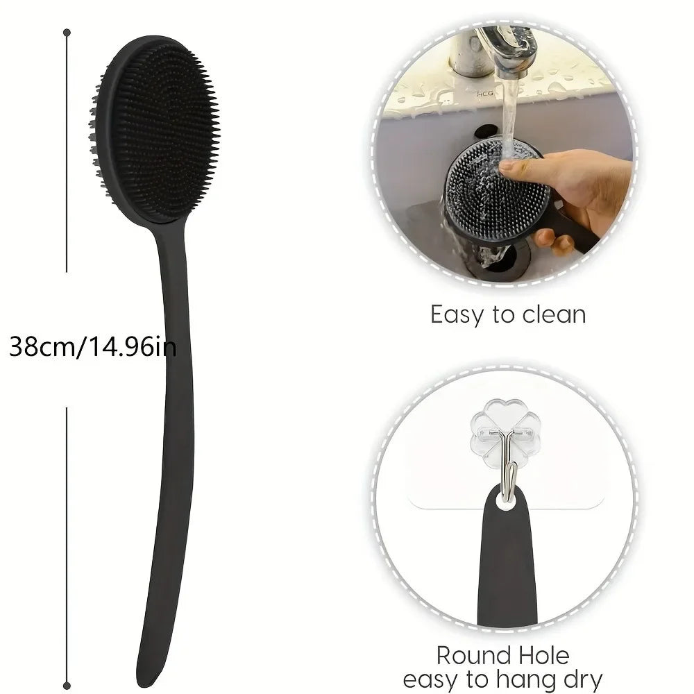 Silicone Back Scrubber - detail view