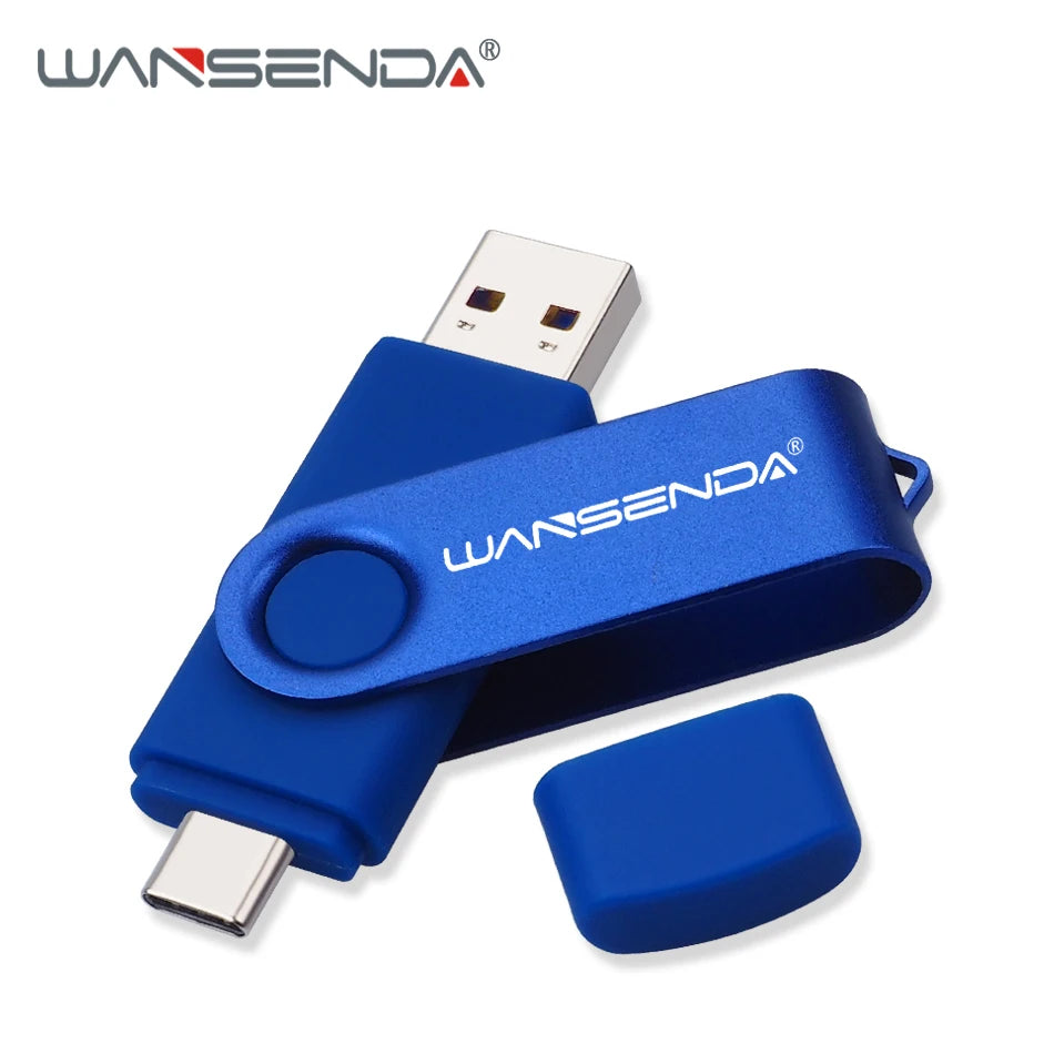 WANSENDA USB 3.0 Type-C OTG Drive - 16GB to 512GB