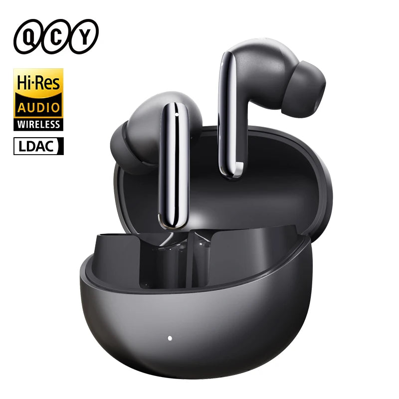 QCY MeloBuds Pro Earbuds - 46dB Hybrid ANC, Bluetooth 5.3