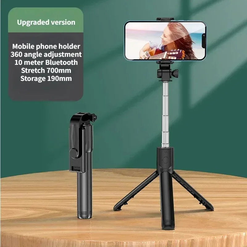 Selfie Stick Tripod with Bluetooth Remote & Fill Light