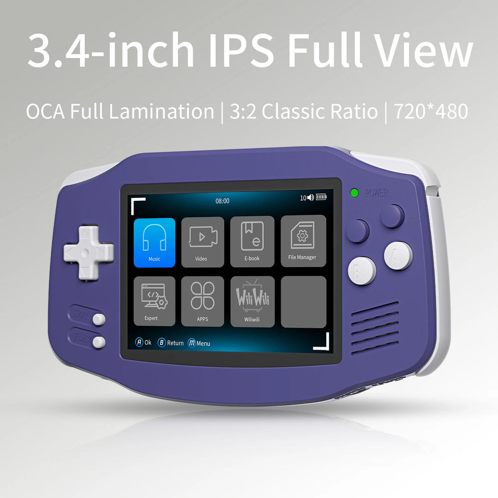 Anbernic RG34XX Retro Handheld Console - detail view