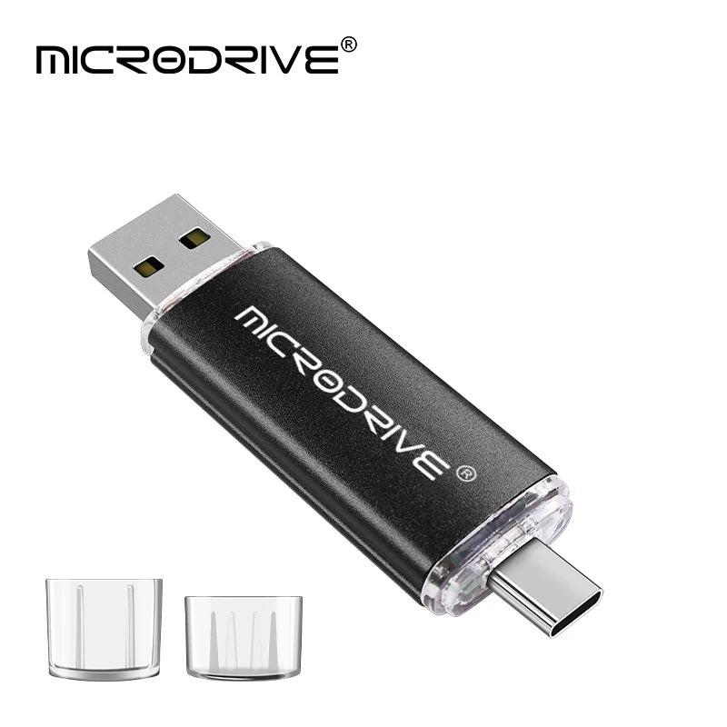 Type-C OTG Flash Drive - Dual Connector, 4GB to 128GB