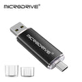 Type-C OTG Flash Drive - Dual Connector, 4GB to 128GB