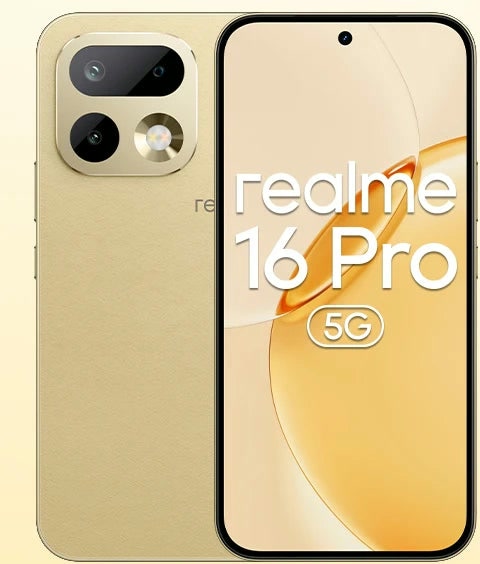 realme 16 Pro in Gold