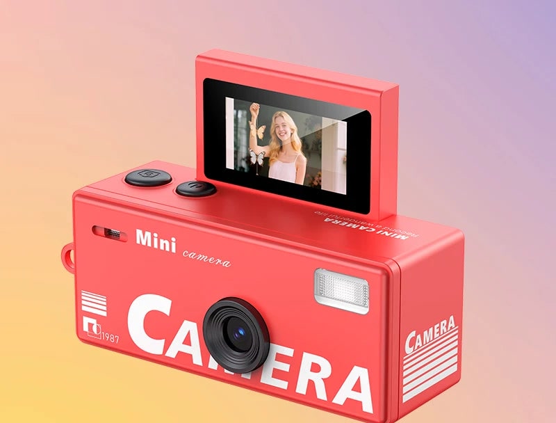 Mini thumb camera in red