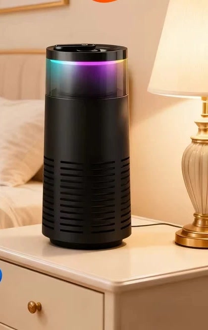 Car Air Purifier - Negative Ion with Ambient Light
