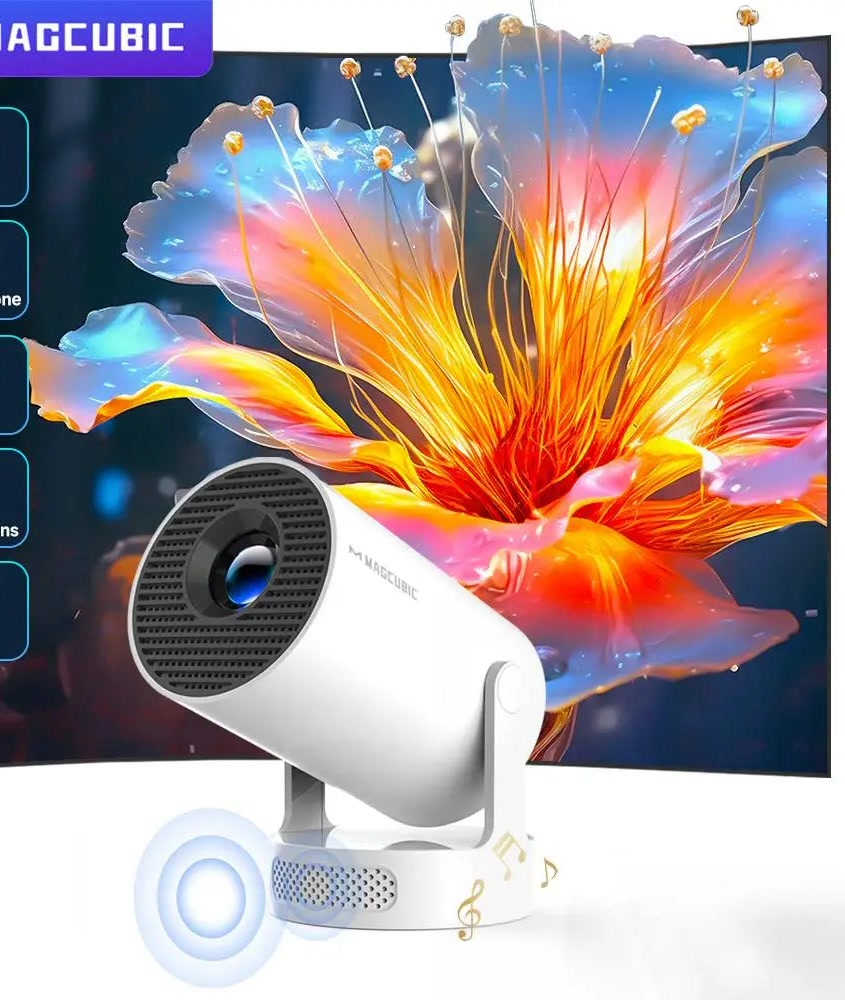 Magcubic HY300 Pro+ Smart Projector - Android 14, Dual WiFi, 290 ANSI