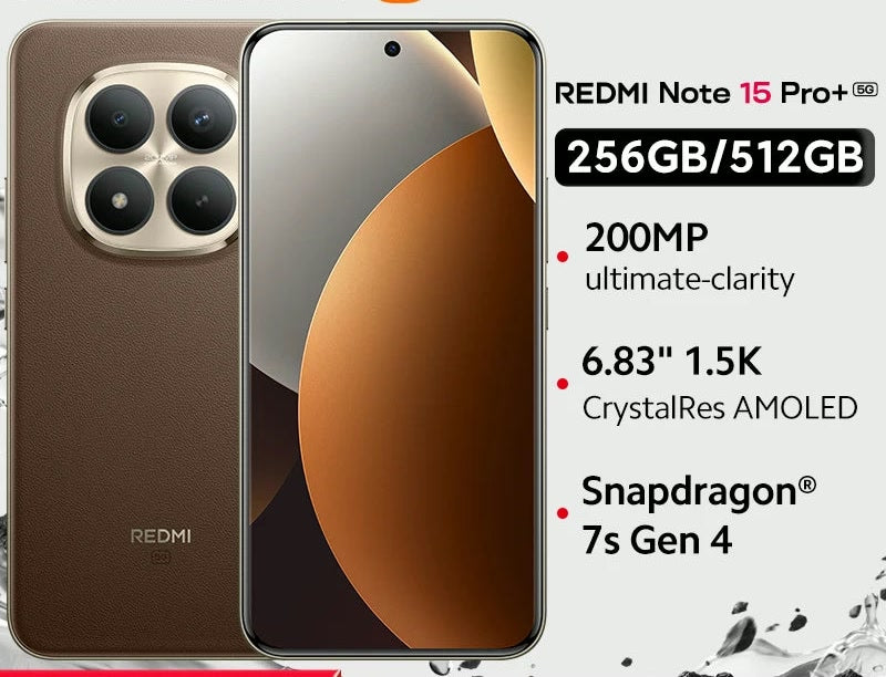 Xiaomi Redmi Note 15 Pro+ 5G - Global Version, Snapdragon