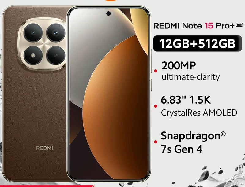 Xiaomi Redmi Note 15 Pro+ 5G - Global Version, Snapdragon