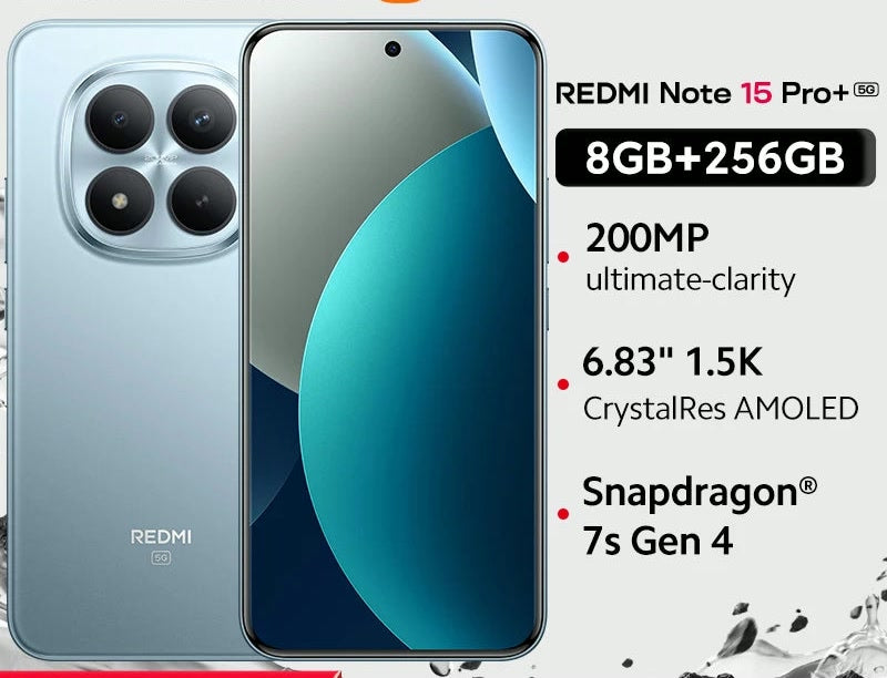 Xiaomi Redmi Note 15 Pro+ 5G - Global Version, Snapdragon