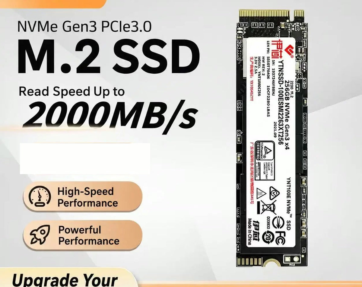 YIXIN M.2 NVMe SSD - 256GB to 2TB PCIe 3.0 Internal Drive