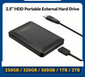 UnionSine Portable Hard Drive - 250GB to 2TB USB 3.0