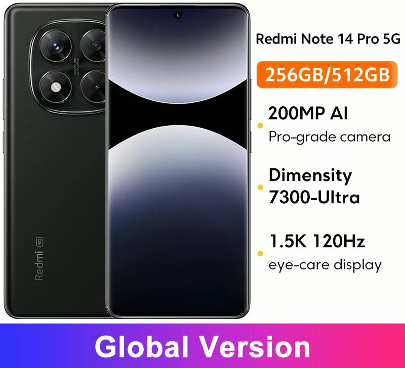 Xiaomi Redmi Note 14 Pro 5G - Dimensity, AMOLED Display